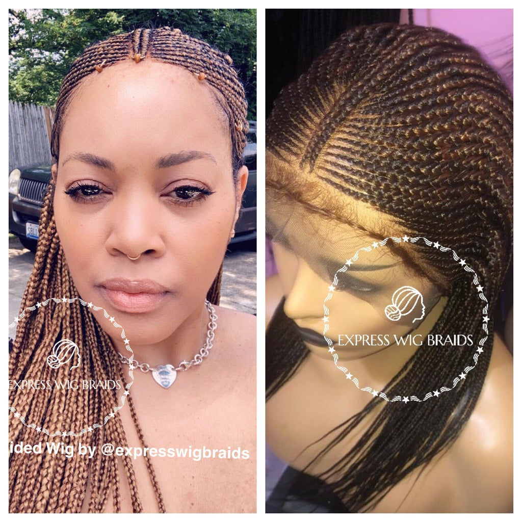 African American Women Braided Wigs