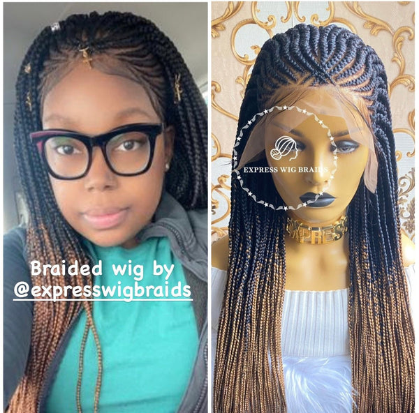 CORNROW BRAIDED WIGS