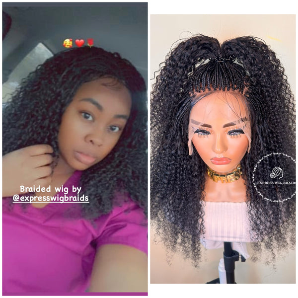 CUSTOM MICRO BRAIDED WIGS