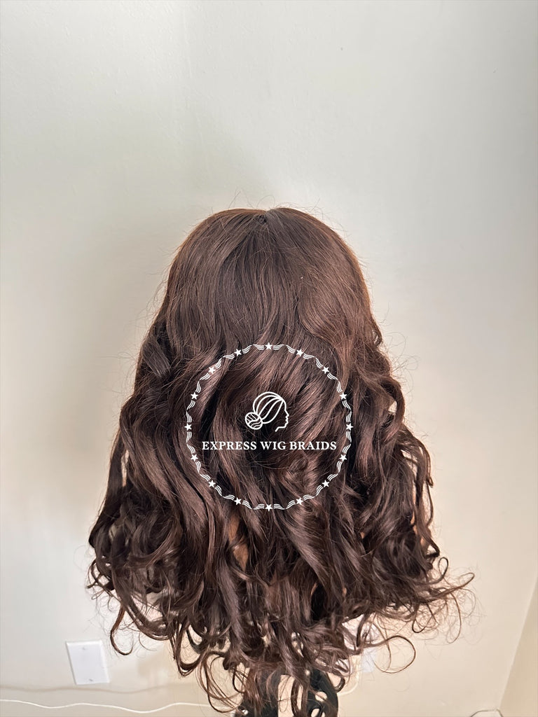 HD lace Closure Human Hair Wig - Jade