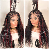 Bohemian Cornrow Knotless Braids - Latika