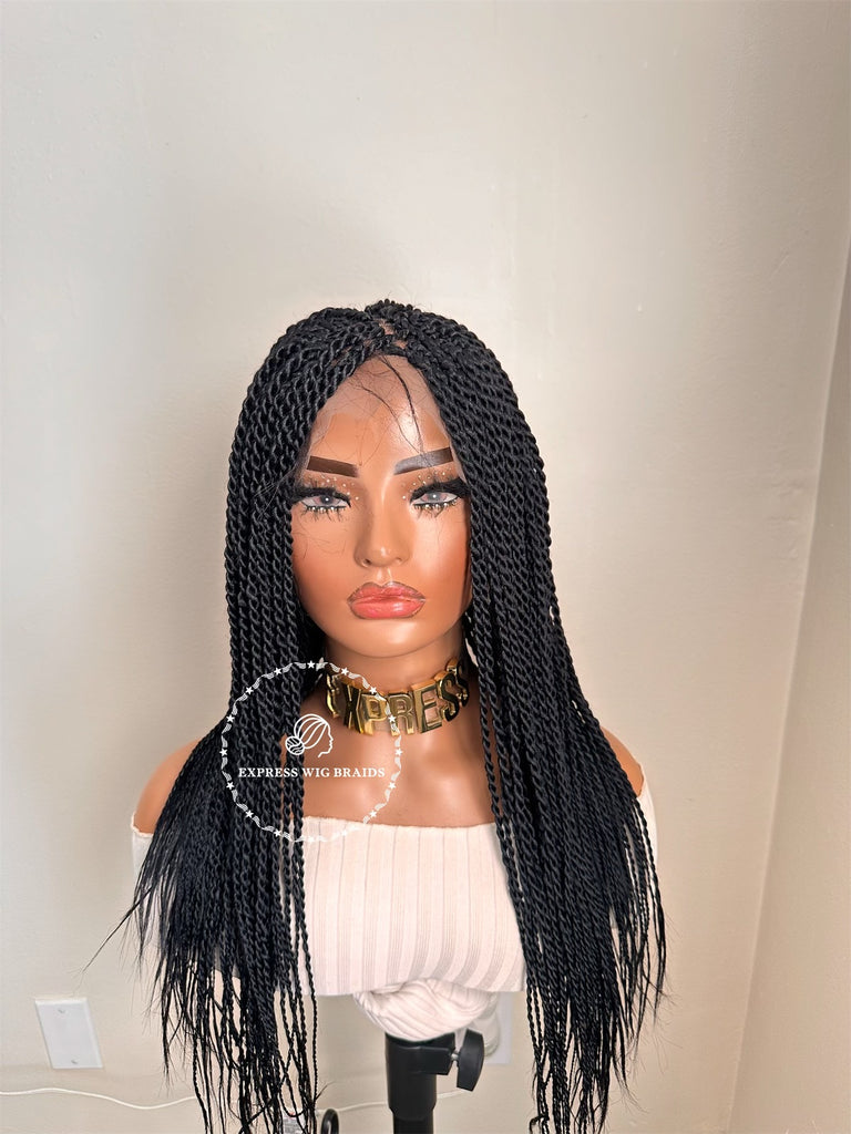 Lightweight Medium Senegalese Twist Full Lace-Mia