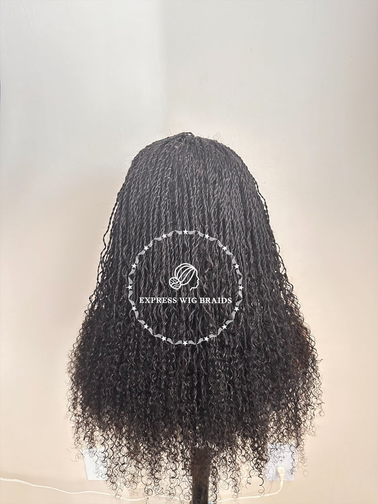 100% Human Hair Sisters Locs Micro Twist Wig - Sisterlocks