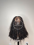 Two Strands Twisted Locs Bohemian Human Hair