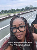 Bohemian Cornrow Knotless Braids - Latika