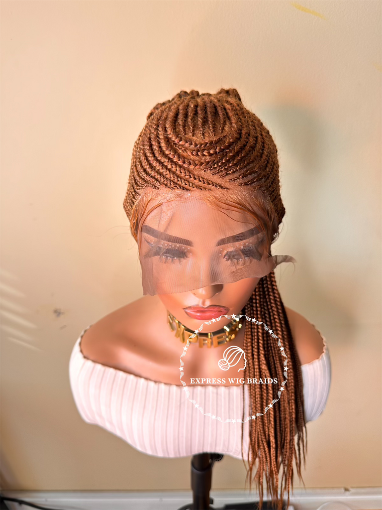 Cornrow Ponytail Braids - Doris Honey Blonde