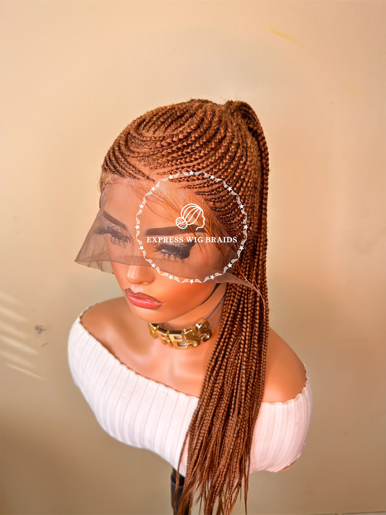 Cornrow Ponytail Braids - Doris Honey Blonde