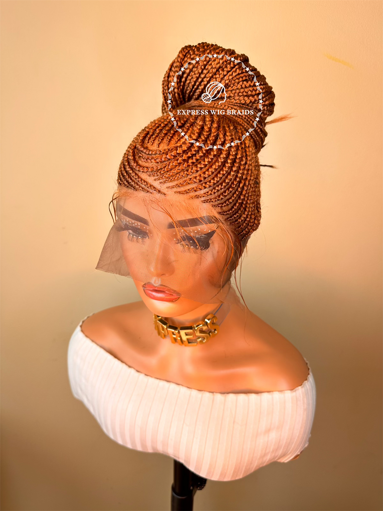Cornrow Ponytail Braids - Doris Honey Blonde