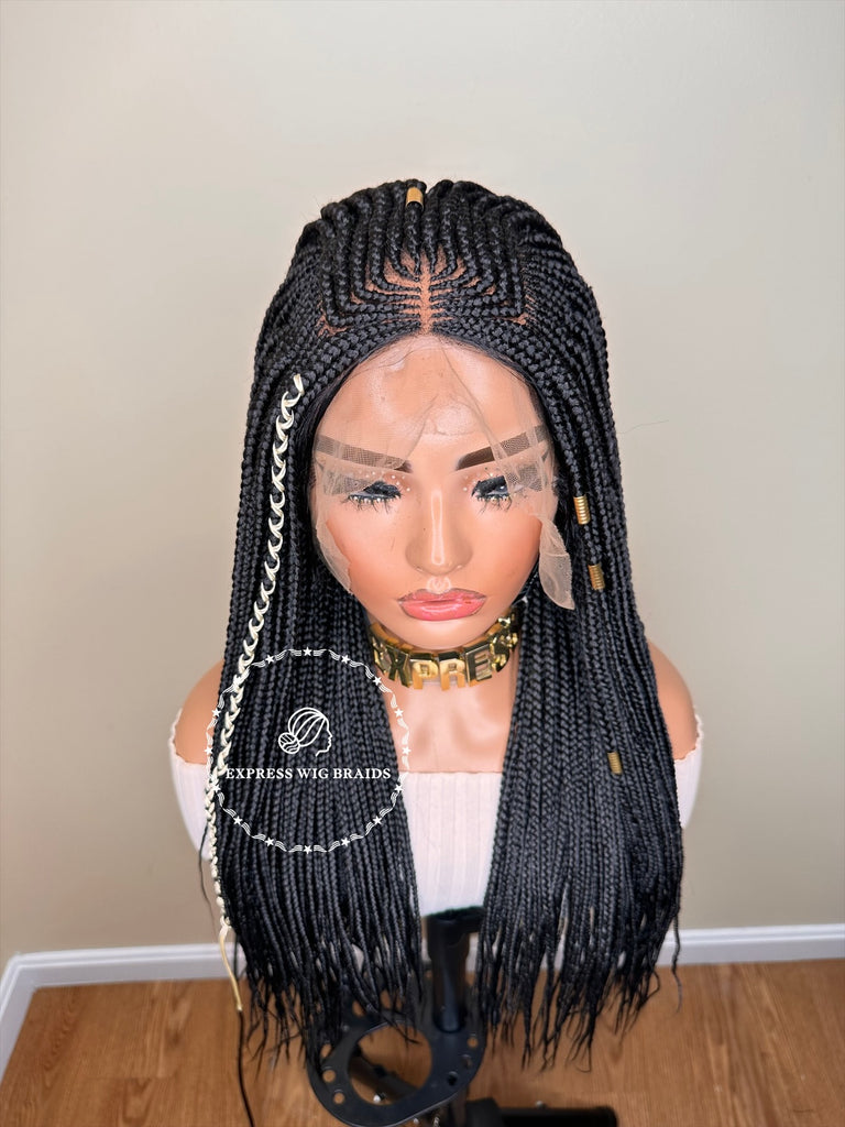 Cornrow Braid Wig - Gina Full Lace