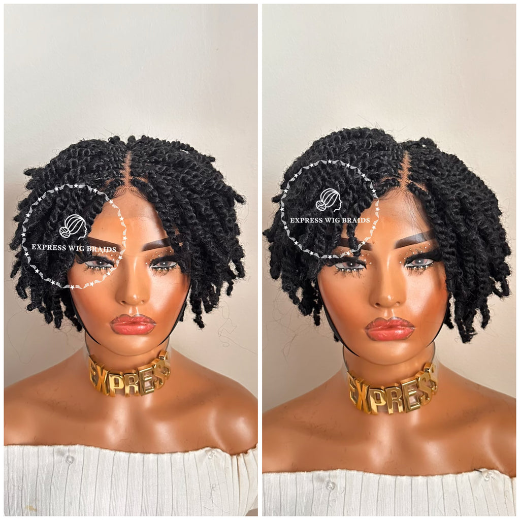 Lightweight Mini Kinky Twist Wig - Shauna