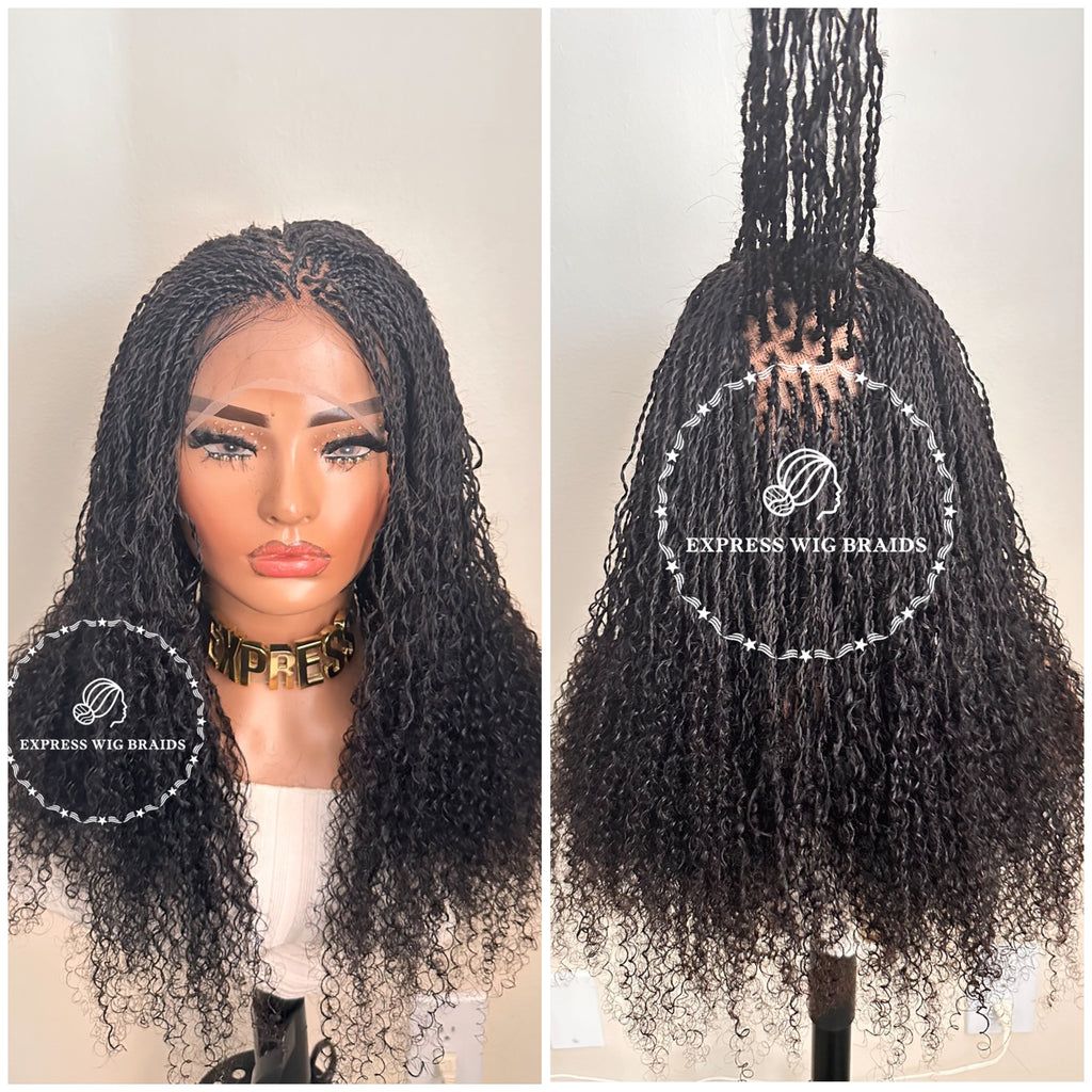 100% Human Hair Sisters Locs Micro Twist Wig - Sisterlocks