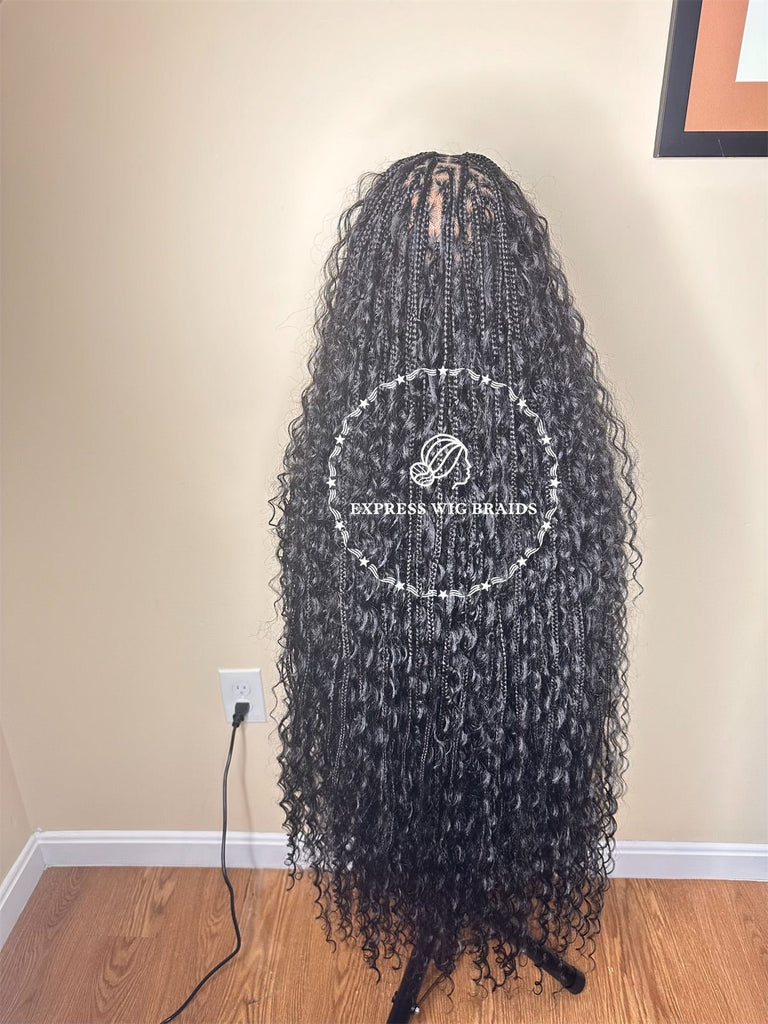 Bohemian Knotless Braids Goddess - Beyoncé Sasha - Express Wig Braids