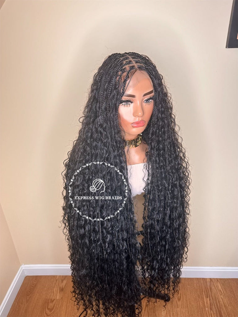 Bohemian Knotless Braids Goddess - Beyoncé Sasha - Express Wig Braids