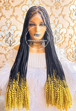 Triangle Knotless Goddess Braids-Vera