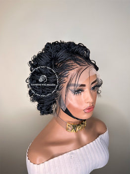 Micro Short Curly Braids - Makeda - Express Wig Braids