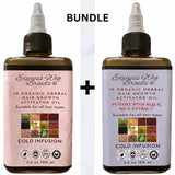Two Organic Herbal Hair Growth Activator Oil For Hair-Loss / Alopecia
