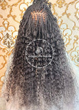 100% Human Hair Knotless Micro Curly Virgin Braid Wig - New York - Express Wig Braids