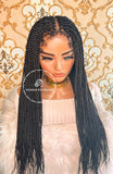 4B/4C Natural Curly Edges Medium Twist Full Lace-Fredlyn - Express Wig Braids