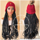 Beanie Hat Wig-2