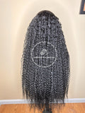 Bohemian Cornrow Braids Weave Wig - Hannah - Express Wig Braids