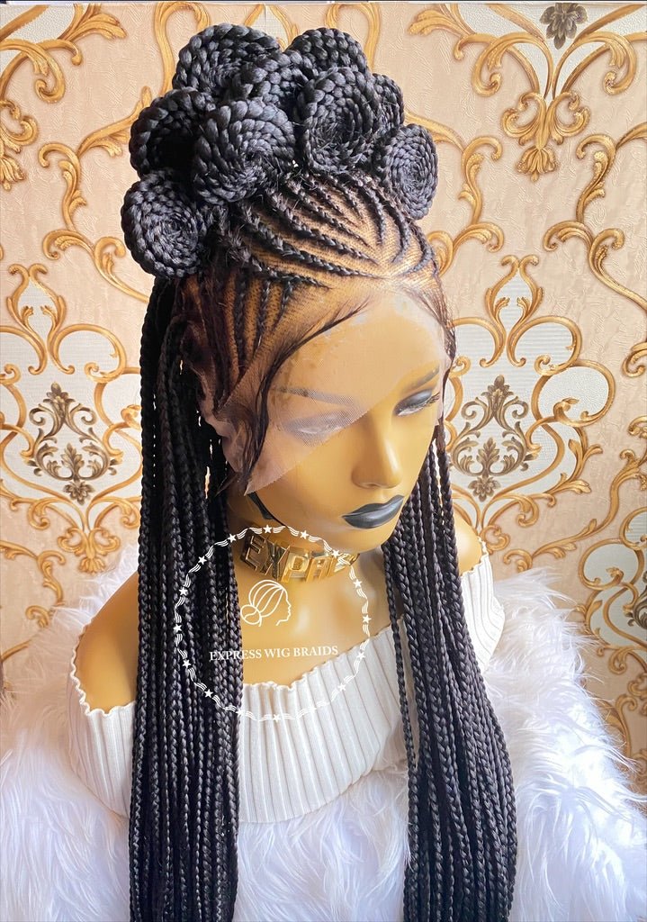Celebrity Cornrow Knotless Princess Deborah - Express Wig Braids