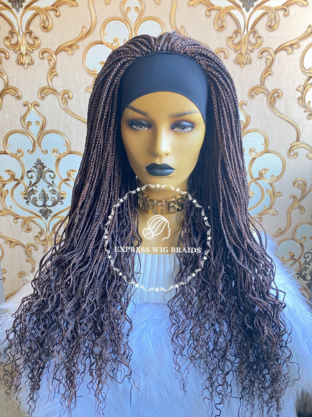 Micro Box Braids Micro Braids Headband Wig Express Wig Braids