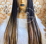 Copy of Color Ombré Black Up + (27/30/613/White/Gold Down)2