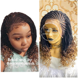 Cornrow Curly Twist-Megan - Express Wig Braids