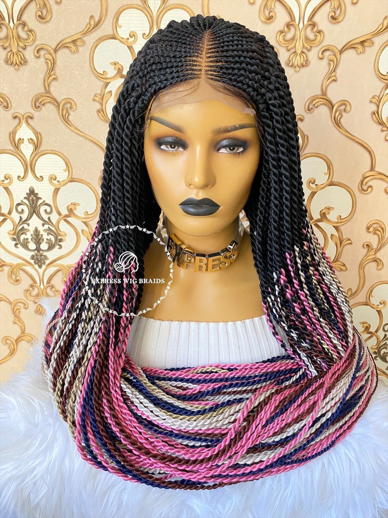 Cornrow-Leah Twist - Express Wig Braids
