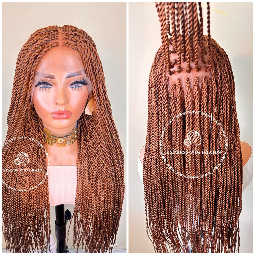 Honey Blonde Medium Twist-Mia - Express Wig Braids