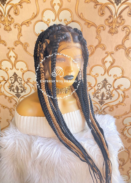 Express Wig Braids: Triangle Jumbo Braids- Claire / Box Braids