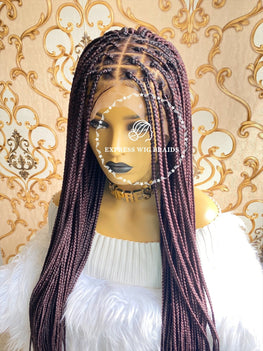 Knotless Braid Wig- Briana Frontal 4 - Express Wig Braids