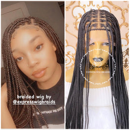 Knotless Braid Wig-Briana Full Lace 4 - Express Wig Braids