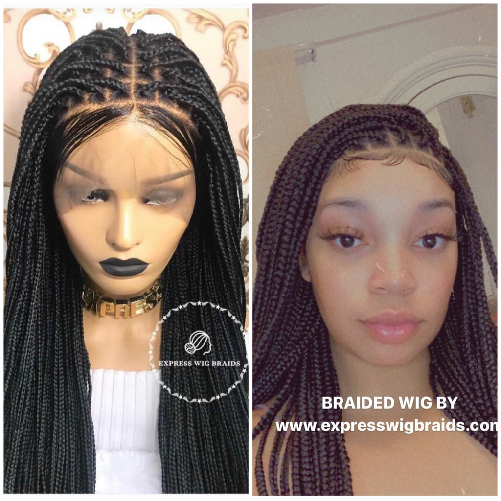 Knotless Braid Wig-Briana Full Lace - Express Wig Braids