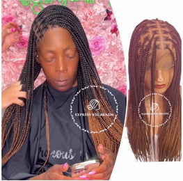 Knotless Braid Wig - Gem Full Lace - Express Wig Braids
