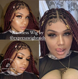 Knotless Braids-Briana Frontal 2 - Express Wig Braids