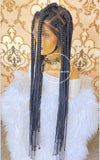 Large Knotless Braids With Beads Chioma - Express Wig Braids