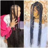 Large Knotless Braids With Beads Chioma