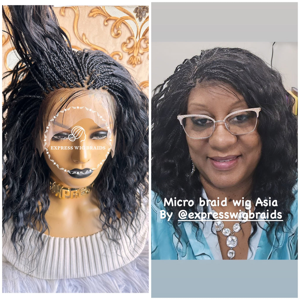 Micro Braided Weave Wig-Asia - Express Wig Braids