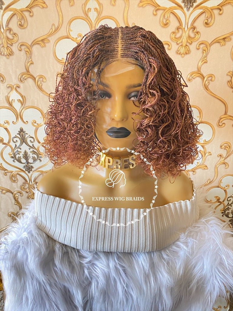 Micro Curly Cornrow Twist-Ollie - Express Wig Braids