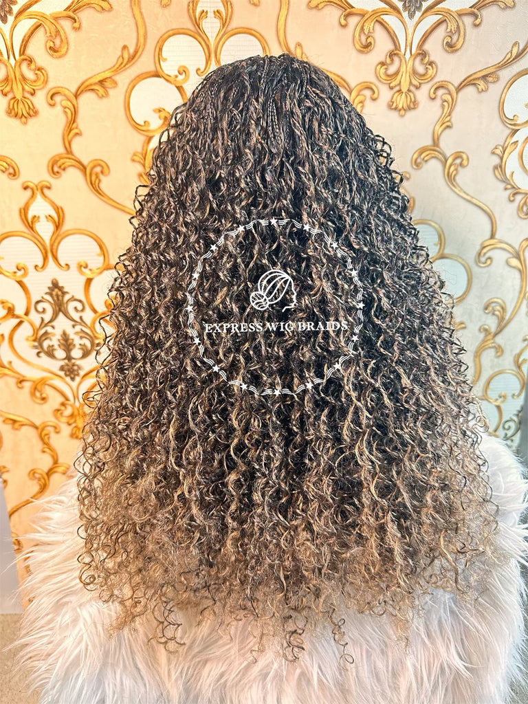 Micro Spiral Braided Twists - Quinette - Express Wig Braids