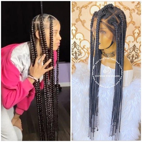 How to Protect Your Natural Hair Under  a Braided Wig