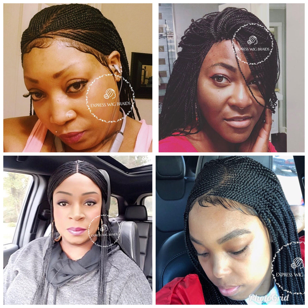 How To Wear Glue-Less Braided Wigs | Lace Hair Wigs