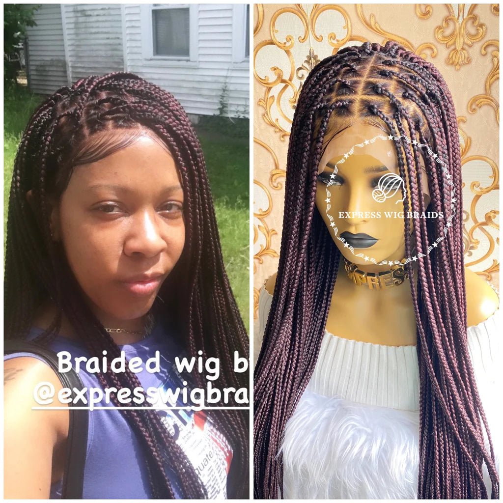 Styling Options for Knotless Braid Wig
