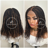 Human Hair Micro Curly Twist Closure Wig - Isadora 3