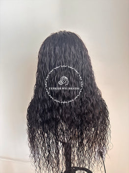 Human Hair Micro Braid Lace Frontal Wig - Kyri