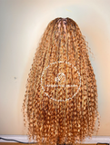 Bohemian Human Hair 4B/4C Curly Edges Knotless Braids Cornrow-Irene Boho