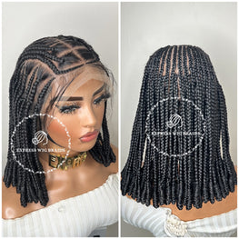 Bantu Knots Cornrow Braids - Dorothy 1