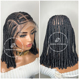 Bantu Knots Cornrow Braids - Dorothy