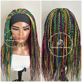 Headband Medium Braid Wig - Gloria Halloween